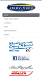 Mobile Screenshot of colonymarine.com